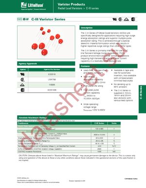 V300LA20C datasheet  